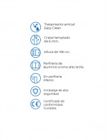 Mampara semicircular ducha - sin perfil inferior datos