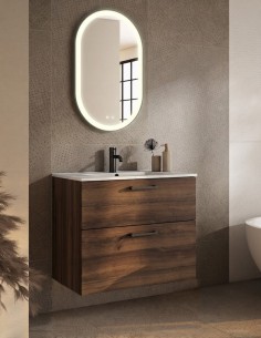 Mueble de baño Visobath Verso modelo 2 cajones lavabo Flat incluido 2