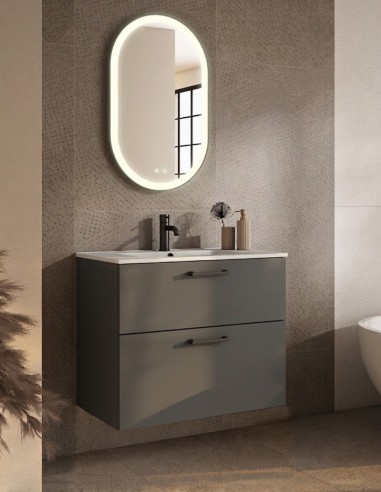 Mueble de baño Visobath Verso Ceniza