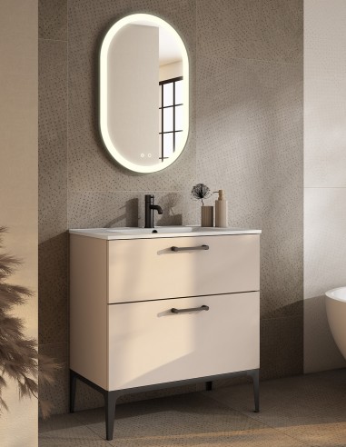 Mueble Visobath Verso con patas Cotton