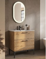 Mueble Visobath Verso con patas - 2 cajones lavabo Flat incluido