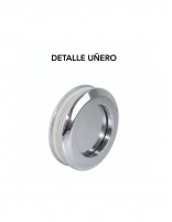 Mampara frontal 3 hojas correderas cromo - 1 fijo lateral de Hispabaño