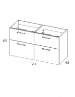 Mueble de baño Verso Visobath croquis