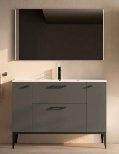 Conjunto baño Verso Visobath Ceniza