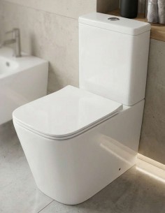 Inodoro cuadrado a suelo