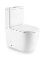 Inodoro redondo a suelo blanco brillo de probath