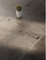 Canaleta de ducha con baldosa