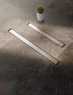 Canaleta de ducha - acero inox. o para embaldosar con sifón y filtro de GME 2