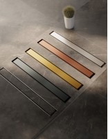 Canaleta de ducha - acero inox. o para embaldosar con sifón y filtro de GME