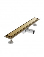 Canaleta de ducha oro PVD