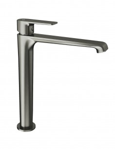 Grifo lavabo alto latón negro/titanio - FIORE de GME 2