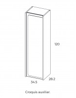 Columna de baño Visobath Indico auxiliar