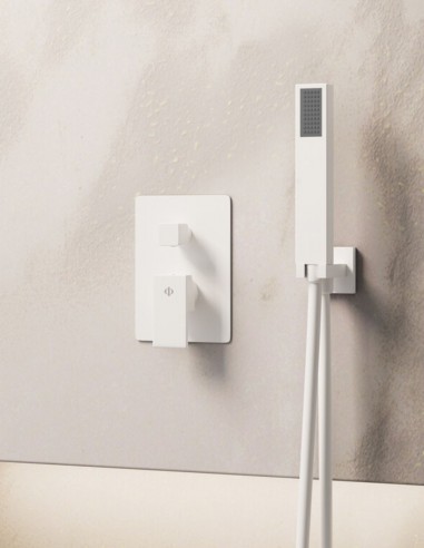 Ducha empotrada termostática blanco - Orion de GME