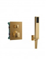 Ducha empotrada termostática oro - Orion de GME