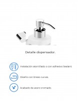 Dispensador de jabón pared datos