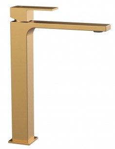 Grifo monomando oro para lavabo alto - Orion de GME