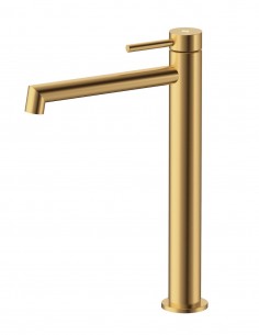 Grifo monomando oro para lavabo alto - Persio de GME