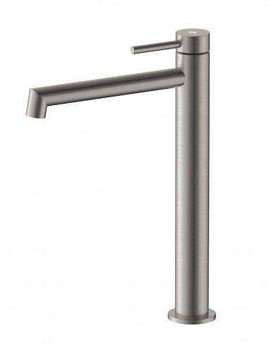 Grifo monomando acero cepillado para lavabo alto - Persio de GME