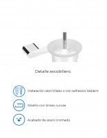 Escobillero de pared datos