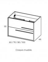 Meble de baño Visobath Aqua croquis
