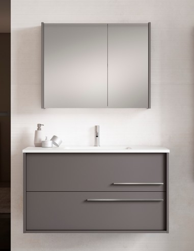 Conjunto de baño Visobath Aqua Ceniza