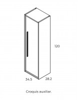 Columna de baño Visobath Aqua croquis