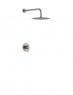 Set de ducha 1 vía oro cepillado rosa - MONZA de IMEX