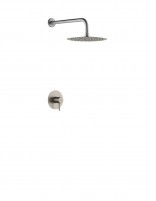 Set de ducha 1 vía oro cepillado rosa - MONZA de IMEX