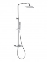 Conjunto barra de ducha monomando cromo - TOSCANA de IMEX