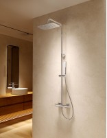 Conjunto barra de ducha monomando cromo - TOSCANA de IMEX