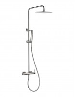 Conjunto barra de ducha monomando níquel - TOSCANA de IMEX