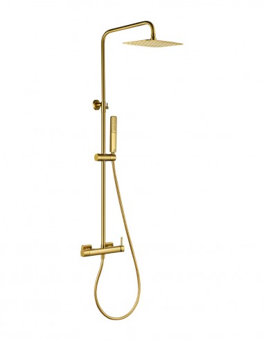 Conjunto barra de ducha monomando oro - TOSCANA de IMEX