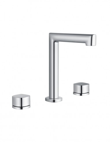 Grifo de lavabo sobre encimera cromo - TOSCANA de IMEX