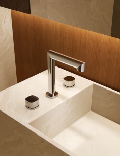 Grifo de lavabo sobre encimera cromo - TOSCANA de IMEX 2