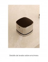 Grifo de lavabo sobre encimera cromo - TOSCANA de IMEX