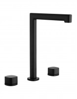 Grifo de lavabo alto sobre encimera negro - TOSCANA de IMEX