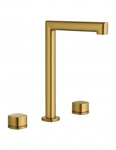 Grifo de lavabo alto sobre encimera oro - TOSCANA de IMEX
