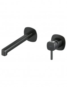 Monomando de lavabo empotrado black gun metal - TOSCANA de IMEX