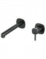 Monomando de lavabo empotrado black gun metal - TOSCANA de IMEX