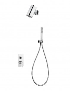 Conjunto ducha empotrado monomando cromo - TOSCANA de IMEX