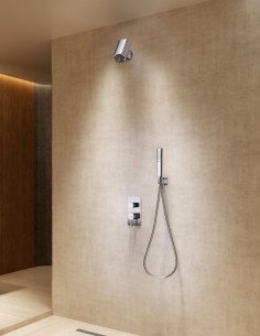 Conjunto ducha empotrado monomando cromo - TOSCANA de IMEX 2