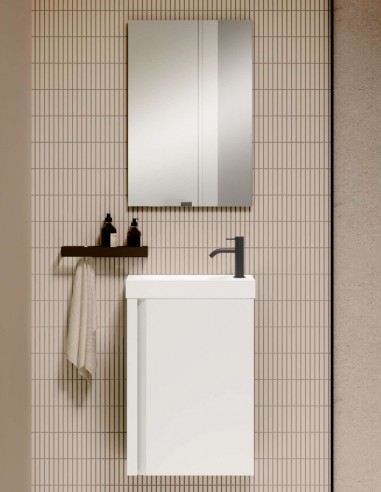 Conjunto mueble fondo reducido Blanco