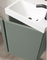 Conjunto mueble fondo reducido detalle interior