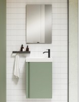 Conjunto mueble fondo reducido - 1 puerta lavabo incluido Nido de Visobath