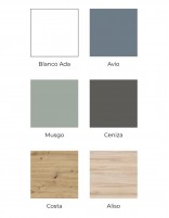 Conjunto mueble fondo reducido acabados