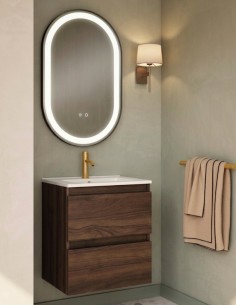 Conjunto baño fondo reducido - 2 cajones lavabo incluido Nido de Visobath 2