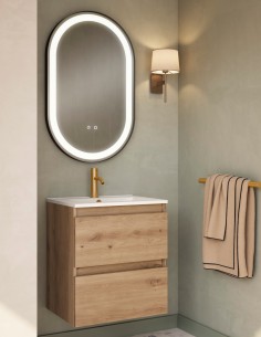 Conjunto baño fondo reducido - 2 cajones lavabo incluido Nido de Visobath