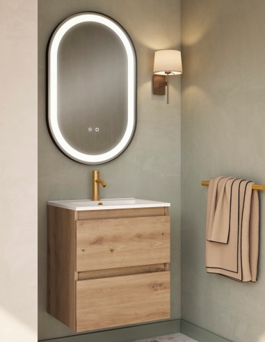 Conjunto baño fondo reducido - 2 cajones lavabo incluido Nido de Visobath