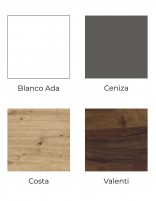 Conjunto baño fondo reducido detalle acabados