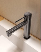 Grifo de lavabo monomando - black gun metal FIRENZE de IMEX